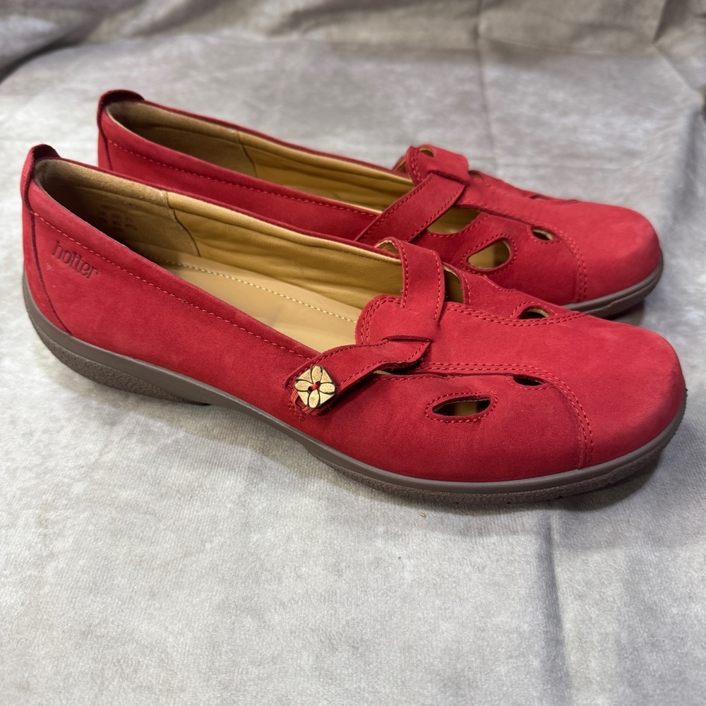 Hotter Nirvana Red Mary Jane Women’s Shoes Size 9.5
